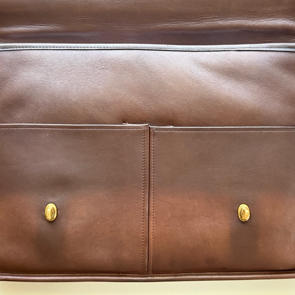 Rare Vintage Coach 5080 Brown Briefcase “Brief Bag” Made in NYC 1980s - Picture 3 of 14